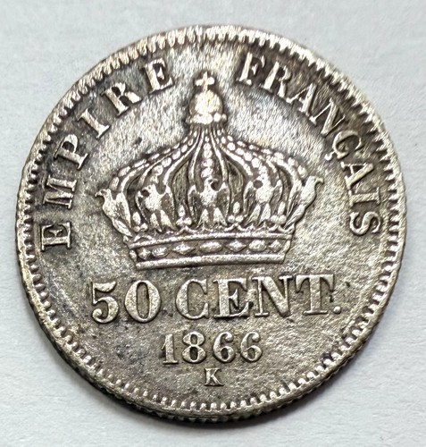 Pièce centimes 1866 - pièce, 50