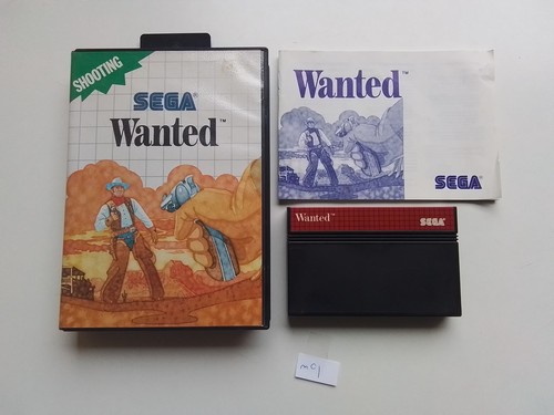 Wanted complet sur sega master - wanted,