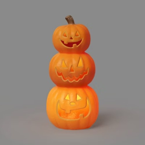 Lit pumpkin triple - 18.75",