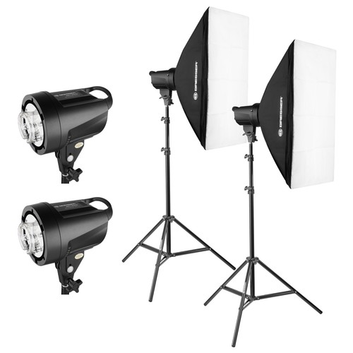 Kit flash studio bresser - kit, de