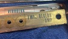 Fender Twin Reverb Face Plate OG Fits 1964-74 Silver Face Relic 