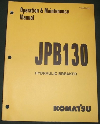 Komatsu manuel opération - komatsu,