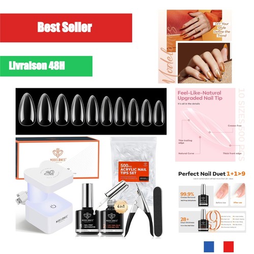 Modelones kit ongle gel - kit, uv