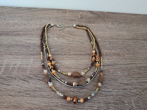 Collier fantaisie multirangs