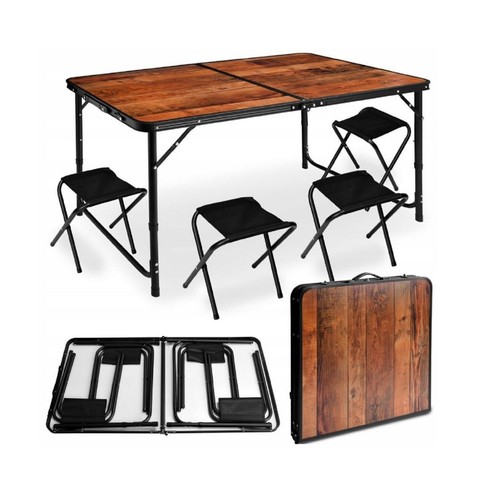 Table pliable avec chaises - avec,