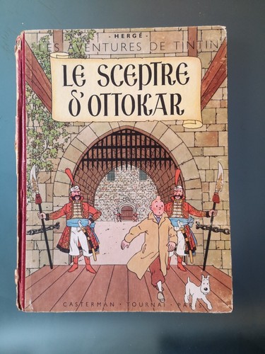 Tintin le sceptre - bd,