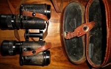 binocular HUET INDiX ww1 decigrade original case officer war ministry MG