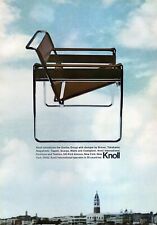 1970 Knoll Furniture Gavina Group Chair Original Color Print Ad