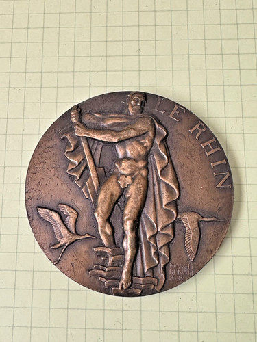 Medaille bronze grav - medaille,