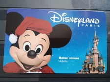 Pass Disneyland Paris 1999. Passeport, ticket, billet d'entrée vintage.