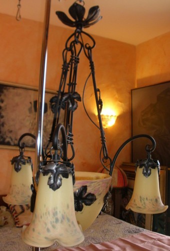 Lustre fer forgé - &, pâte