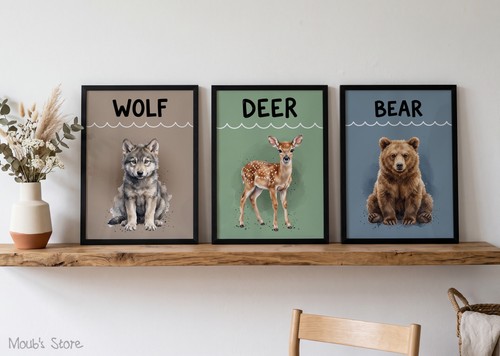 Lot poster enfant affiche - lot, 3