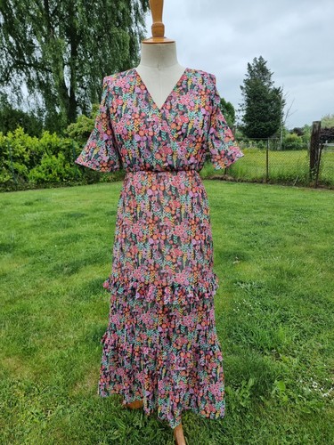 Ange robe longue volants - :,