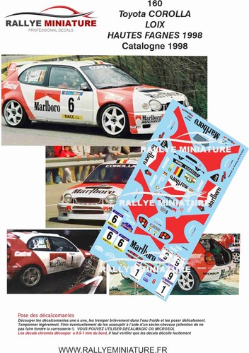 Decals ref 0160 - decals, toyota