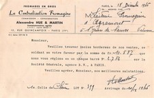 1946 CHEES EN GROS LA CENTRALISATION CHEESERE ALEXANDRE HUE & MARTIN A P