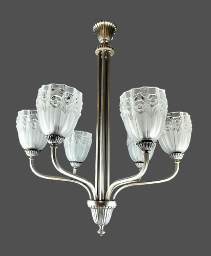 Lustre art deco tulipes de - 6,