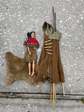 RARE Breyer Horse Accessory #2485 Tipi Set Native American Action Doll Fur Tent