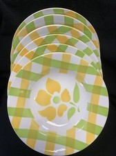 Lot of 6 pasta plates - hollow decorations tea towels - tablecloths - tiles (78)