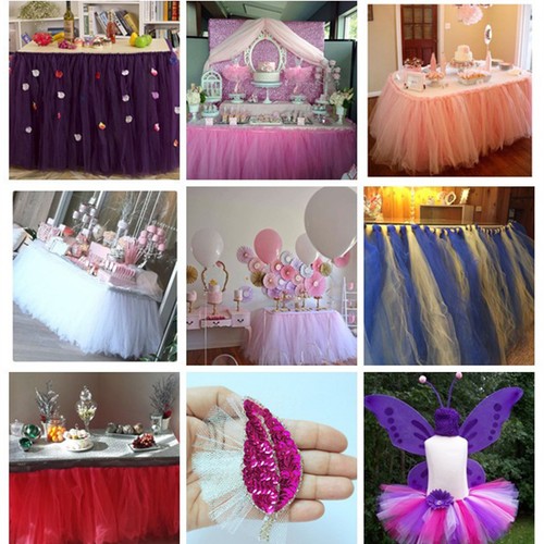 Tutu tulle rolls mariage party - rolls,