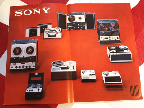 Ancien catalogue 1965 sony - 1965,