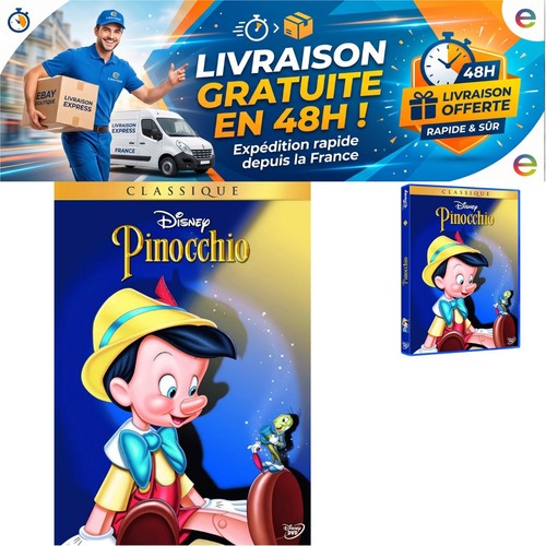 Pinocchio dvd disney classique - dvd,