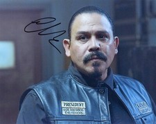  ~~ EMILIO RIVERA Authentic Hand-Signed "MAYANS MC - Alvarez" 8x10 Photo B~~