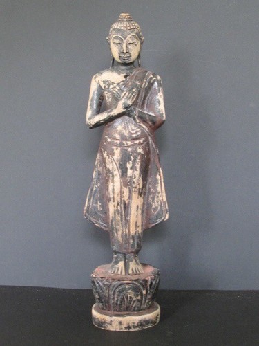 Bouddha bois birmanie - bouddha, en