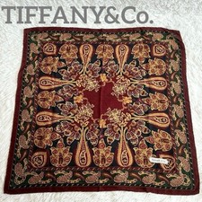 Tiffany & Co. Écharpe 100% soie cachemire large 88×88cm