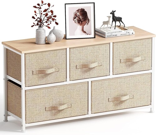 Commode tissu avec 5 - tissu,