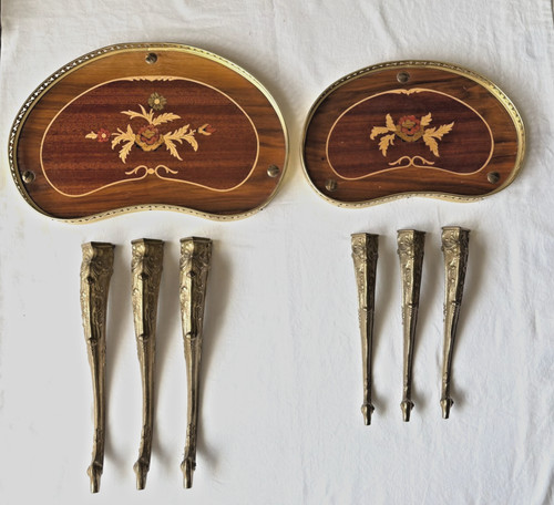 Vintage demi lune wall - demi, console