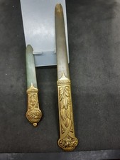 2 coupes papiers signés