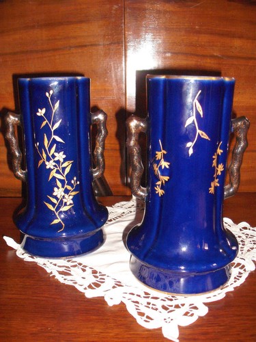 Paire vases anciens - de, en