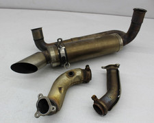 09-16 KTM 1190 RC8R EXHAUST MUFFLER SLIP ON CAN SILENCER HEADER PIPE SET