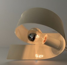 Lampe Design Looping Blanche De La Marque Massive Belgique 2009 Métal