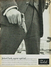 ADVERTISING 115 1965 PRESTIL zippers JOHN CLARK agent spec