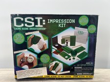 2007 CSI Impression Kit Educational Toy 25 Pieces 9 Activities Plaster Clay Ink