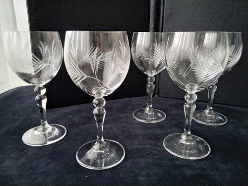 Verres vin en cristallin - 6,