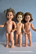 3 grandes Poupées vintage
