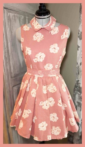Liz lisa collared floral pink - lisa,