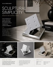 chrome dice paperweight style
