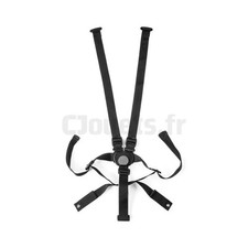 Harnais noir pour poussette