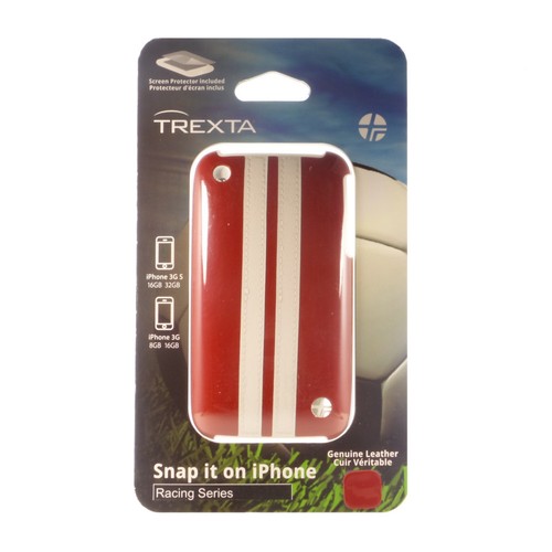 Coque rigide trexta - cuir, blanc