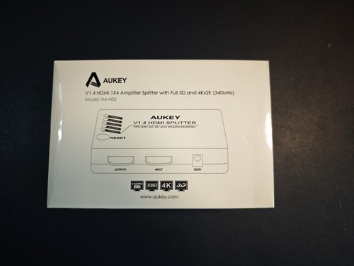 Amplifier splitter hdmi aukey - amplifier,
