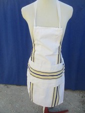 Tablier N°26 en coton blanc