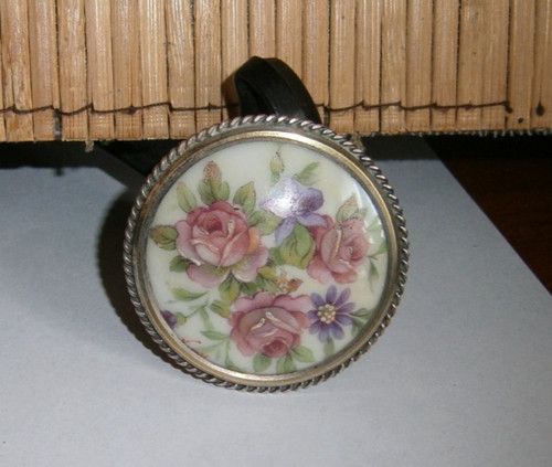 Ancienne broche métal doré - broche, &