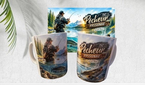 Mug pêcheur passionné