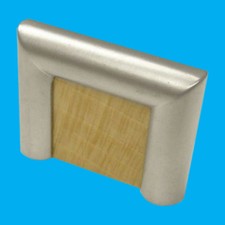 2x Cosmopolitan Bois Hêtre Tirer Poignée 32mm Armoire Garde-Robe Cuisine Tiroir