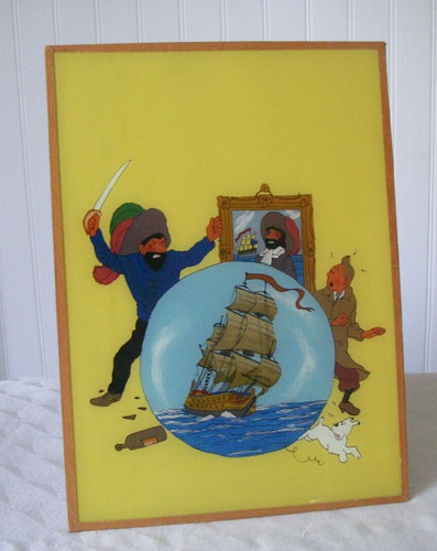 Rare fixé sous - fixé, verre