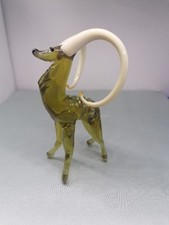 MOUFLON en verre PARFAIT ETAT Pièce unique-ARTISANAL. Animaux en verre 