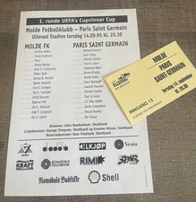rare ticket + programme ))